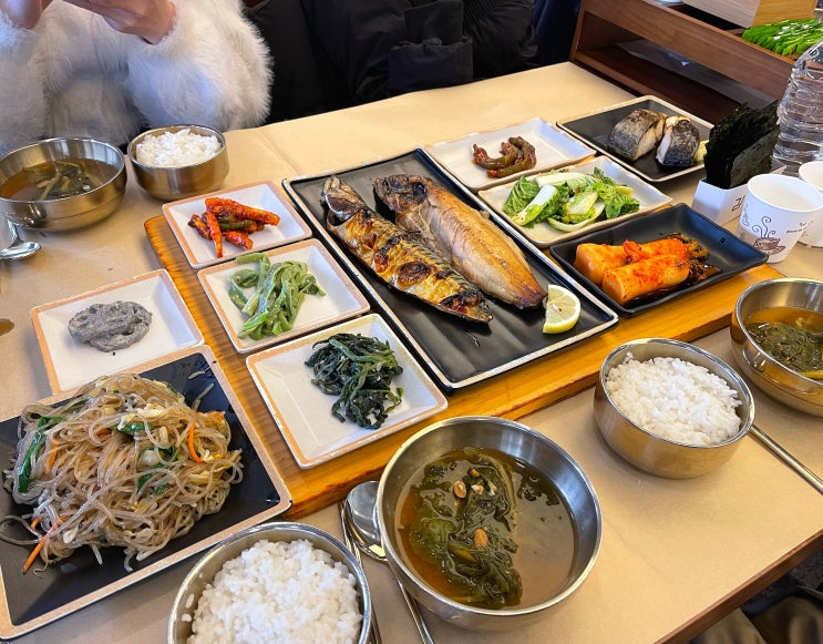  용인 수지 산으로간고등어 주말 오전 웨이팅 후기