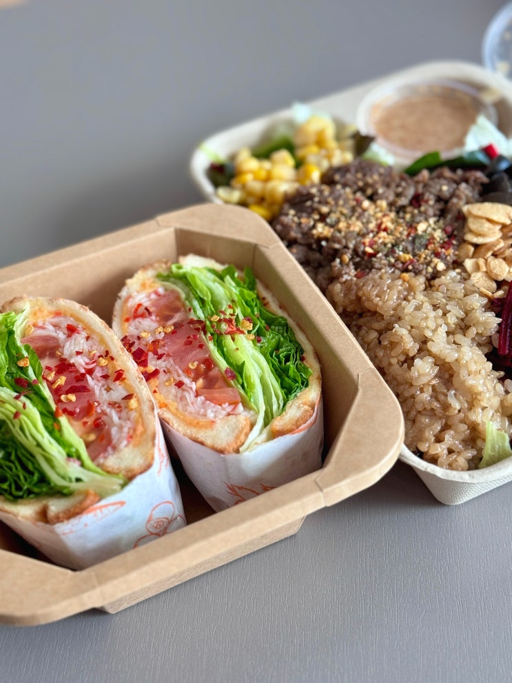  세종 샌드위치 다정동 풀잎그린 포케 맛집 후기