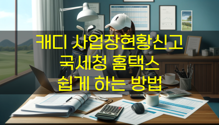  캐디 사업장현황신고, 이렇게 쉬웠나요?