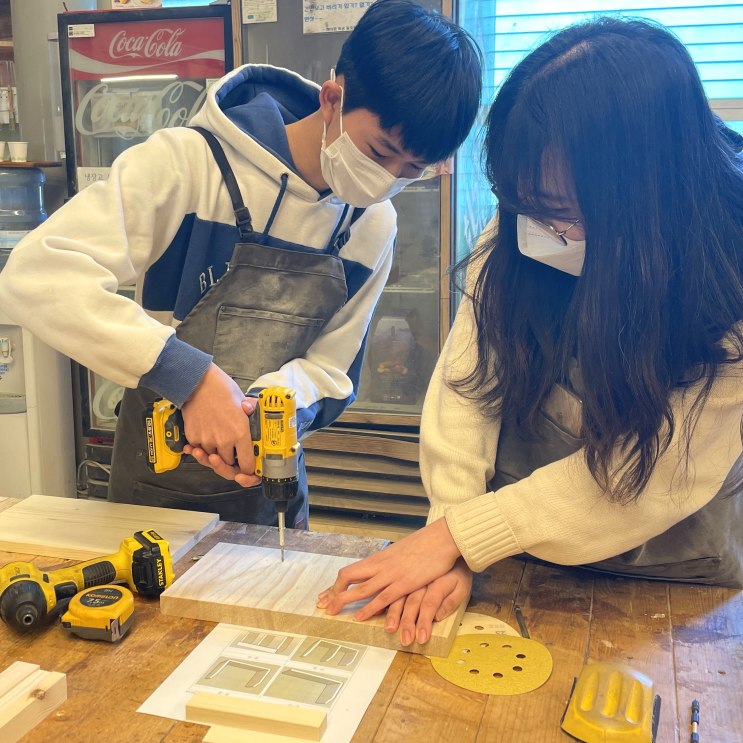  [원목DIY] 우드리즘과 함께하는 공방체험, 원목책꽂이