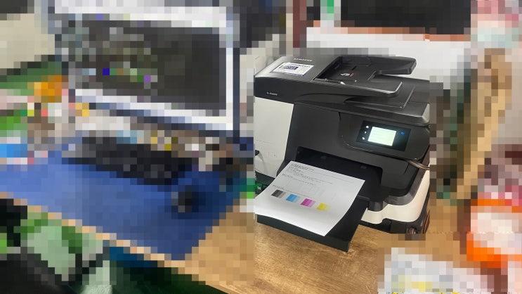  시흥프린터렌탈 사무실프린터 추천 hp8710 설치후기