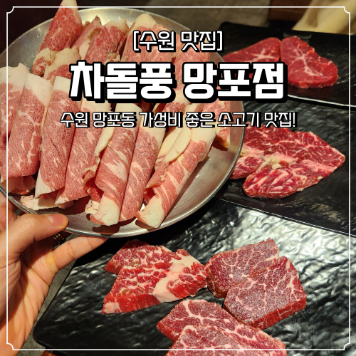 망포동 고기집 차돌풍 단체모임 회식하기 좋은 소고기 맛집
