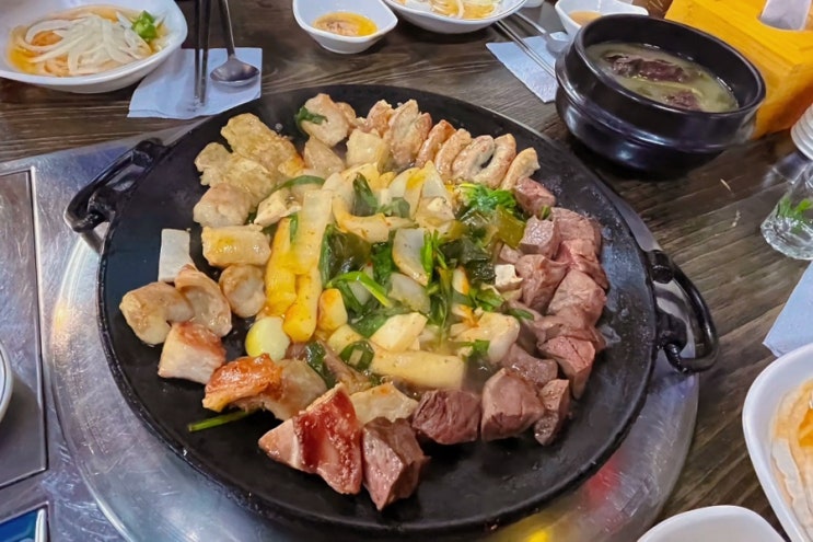  꽉찬 곱과 대파김치 맛이 일품이었던 미금역 독산동부추곱창