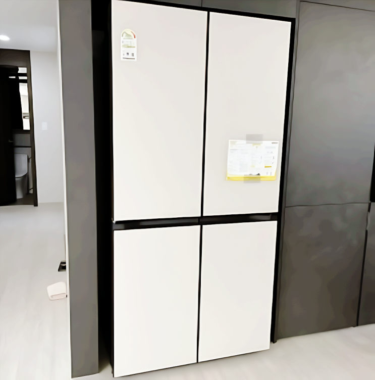 비싸 보이는 4도어 냉장고 LG전자 오브제컬렉션 M874GBB252