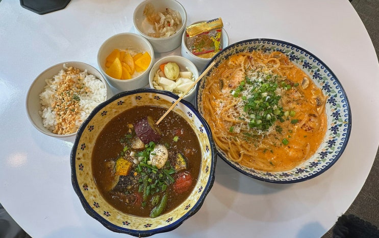  [부천] 맛있는 카레와 파스타를 동시에 즐기는 역곡역 맛집 오무야 , 데이트코스로도 딱 !