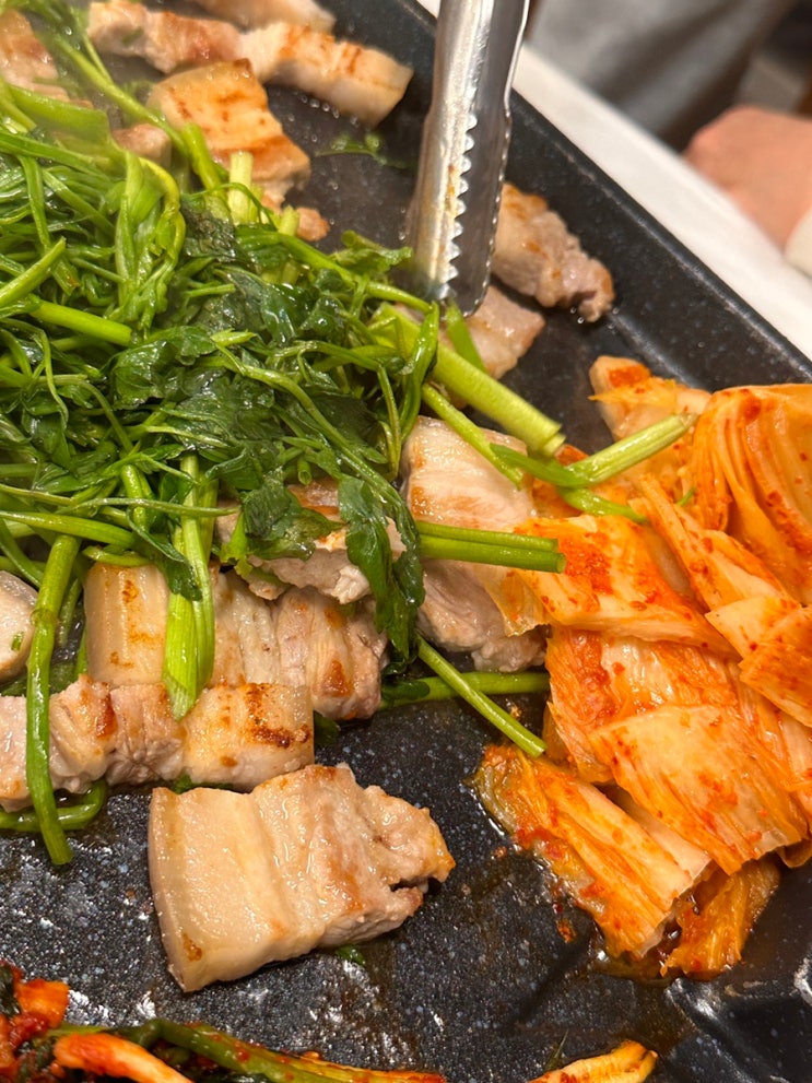  [구의동] 아차산 웨이팅 하는 찐 맛집 #순삼이네미나리삼겹살