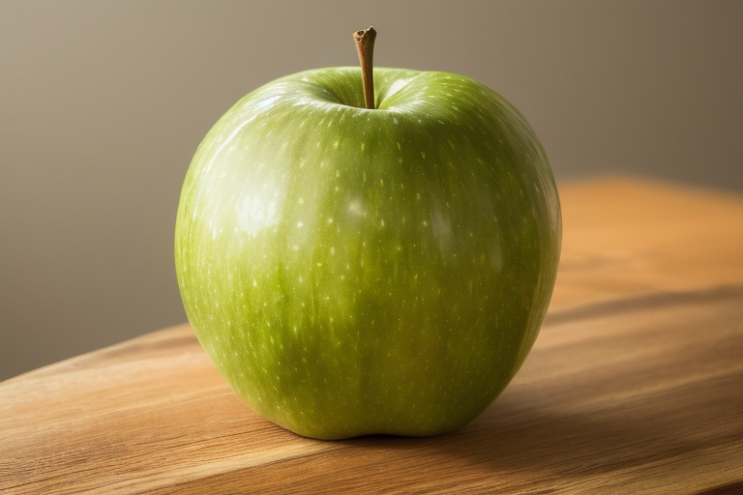 [Ai Greem] 사물_과일 024: 상업적으로 사용 가능한 사과 썸네일, 실내 소품 사과 이미지, 맛있는 청사과 무료 이미지