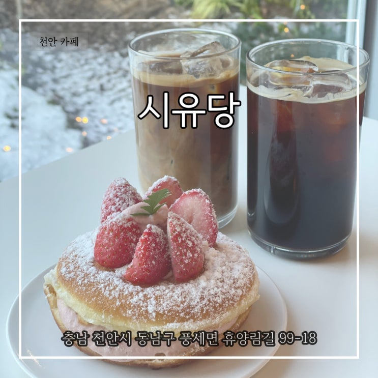  천안 태학산 마운틴뷰에 커피 한 잔의 여유가 있는 카페 시유당