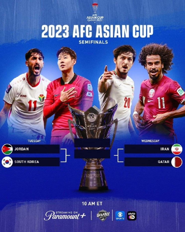 [2023AFC]카타르 아시안컵 준결승 한국vs<b>요르단</b> 결과️
