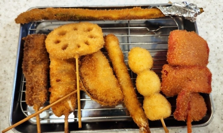 (일본 요코하마 맛집) 다나카. 신요코하마역 이자카야 오사카 전통 쿠시카츠 맛을 느끼다