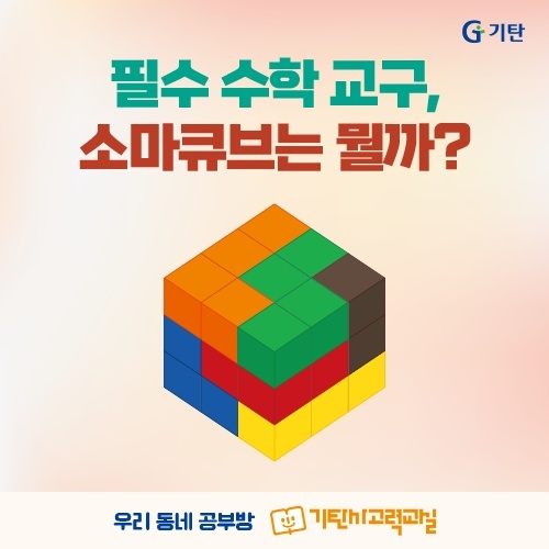  미국 수학 교사 협회 지정 필수 수학 교구, 소마큐브에 대해 알아보아요!