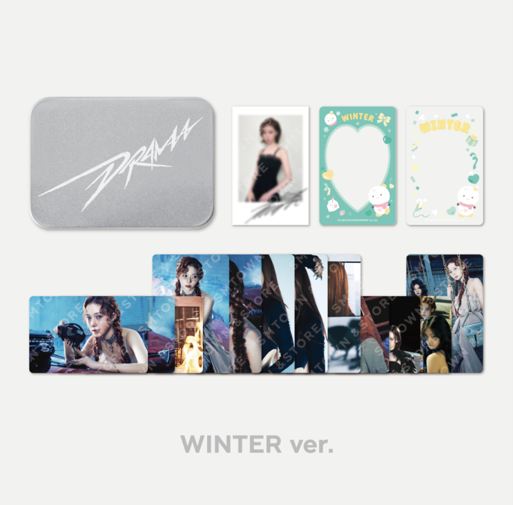  에스파 윈터 드라마 시티 포토세트 포토카드 aespa WINTER DRAMA CITY PHOTO SET