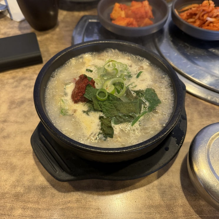  야탑역 순대국밥 맛집 추천! [담소소사골]