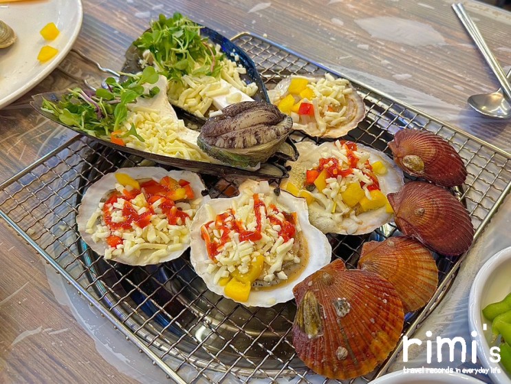 부산청사포맛집 : 바다전망 보며 먹는 청사포조개구이 맛집 '도희네' (해운대블루라인파크 맛집)
