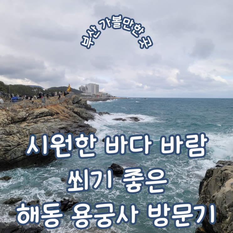  부산 아이와 가볼 만한 곳 ㅣ 설날 맞이 무료로 떡국 먹고 온 기장 해동 용궁사 방문기