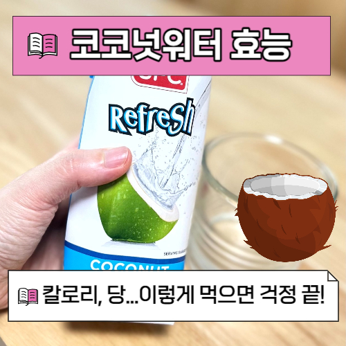 코코넛워터 효능, 칼로리, 당 함량, 활용법까지 총정리!(UFC 유에프씨 코코넛워터)