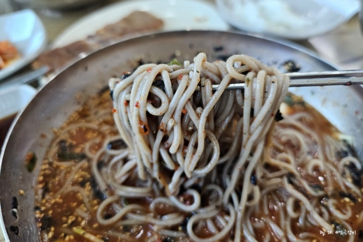  가평 막국수 맛집으로 유명한 두메막국수에서 원기보충한 후기