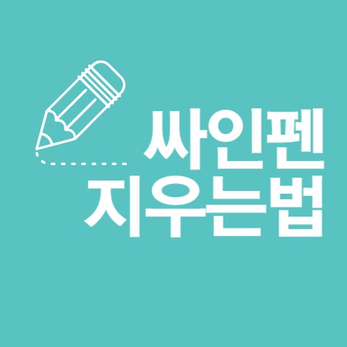 옷에 묻은 싸인펜 지우는법 수성 유성 쉽게 지우는 팁