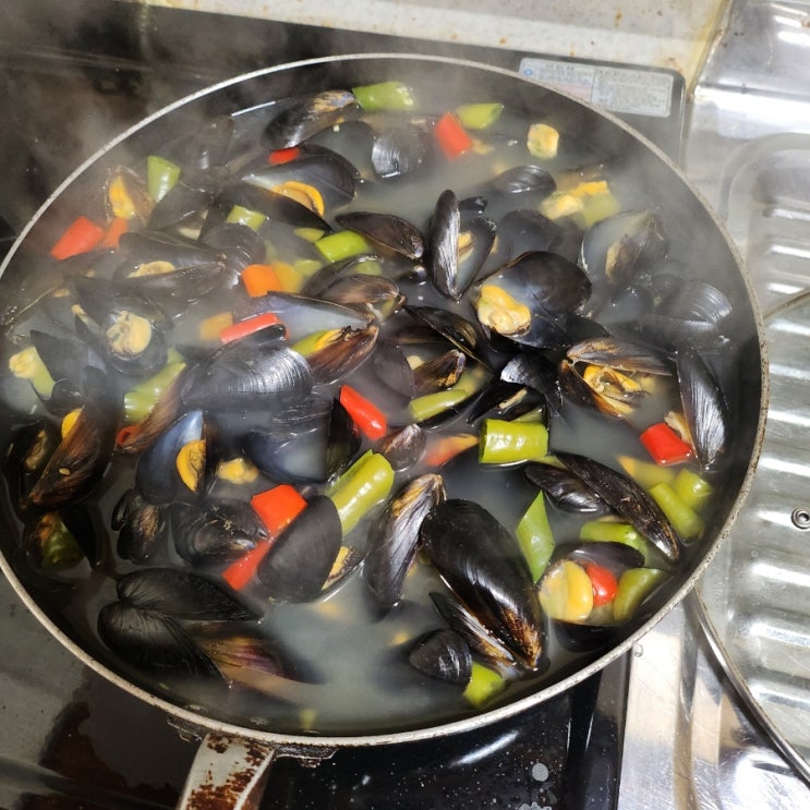 [주야수산] 자숙피홍합으로 맛있는 홍합탕 만들어 먹어보기