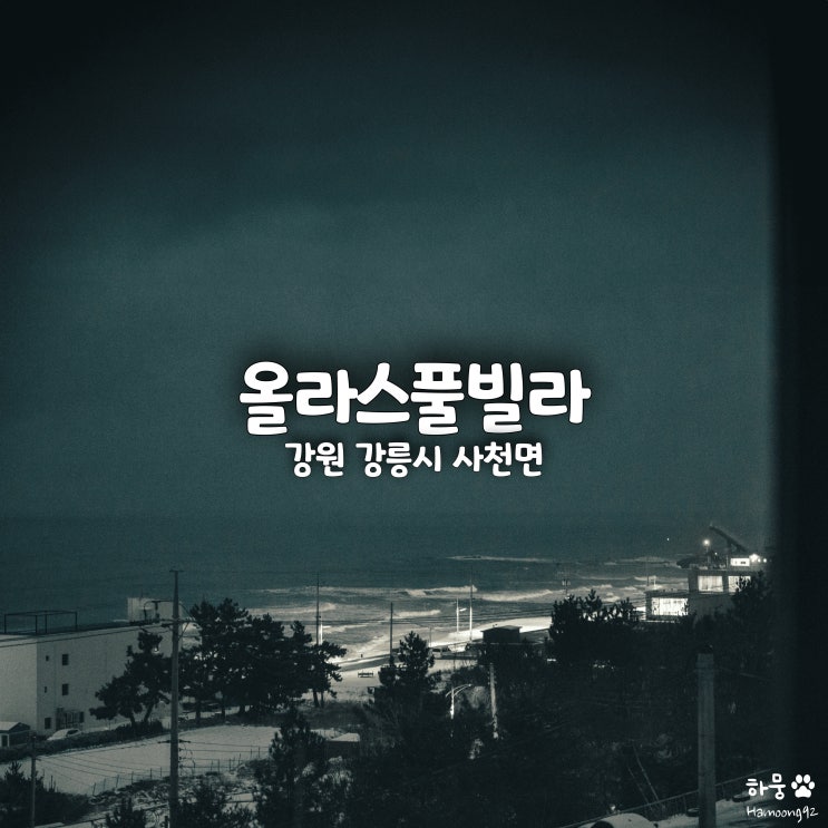  강원도 강릉펜션 동해오션뷰 커플숙소 추천 올라스풀빌라