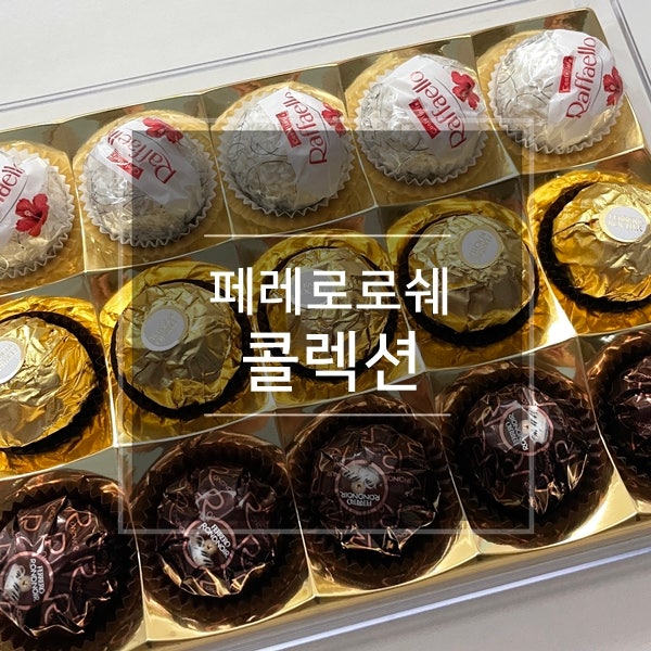 발렌타인데이 초콜릿 선물 페레로로쉐 콜렉션 15구 리뷰