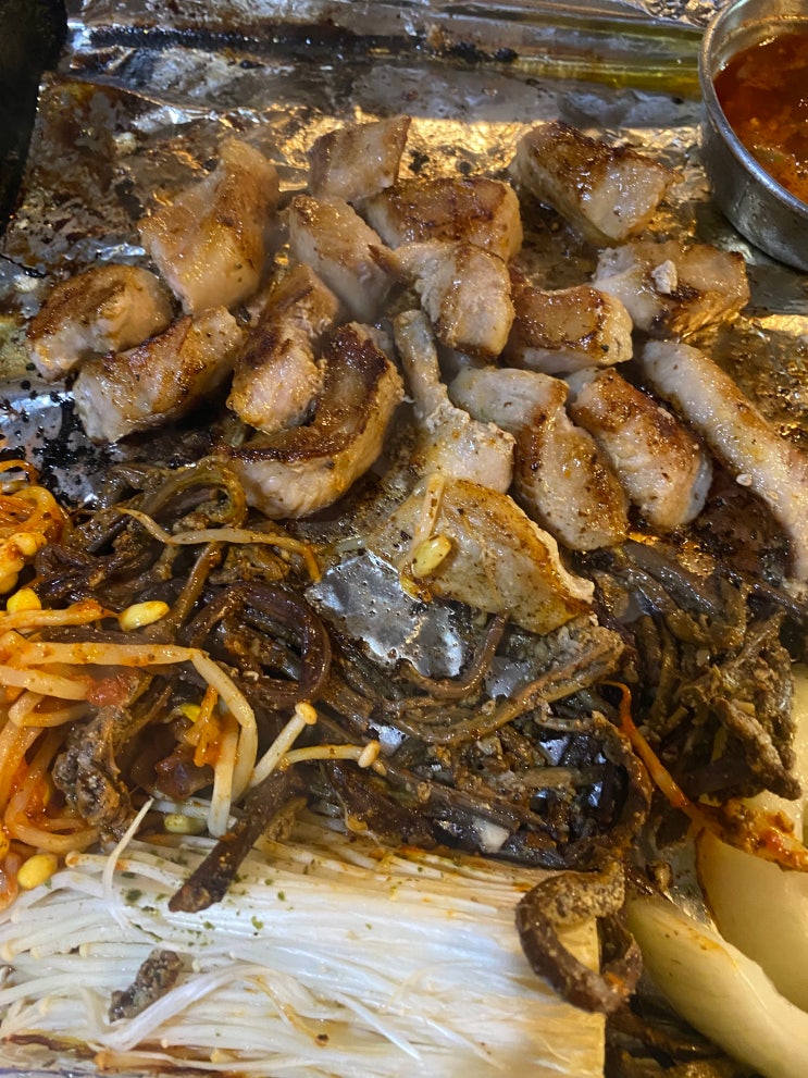  [남영동 고기 맛집]레트로 노포 느낌 고기 맛집 '상록수'