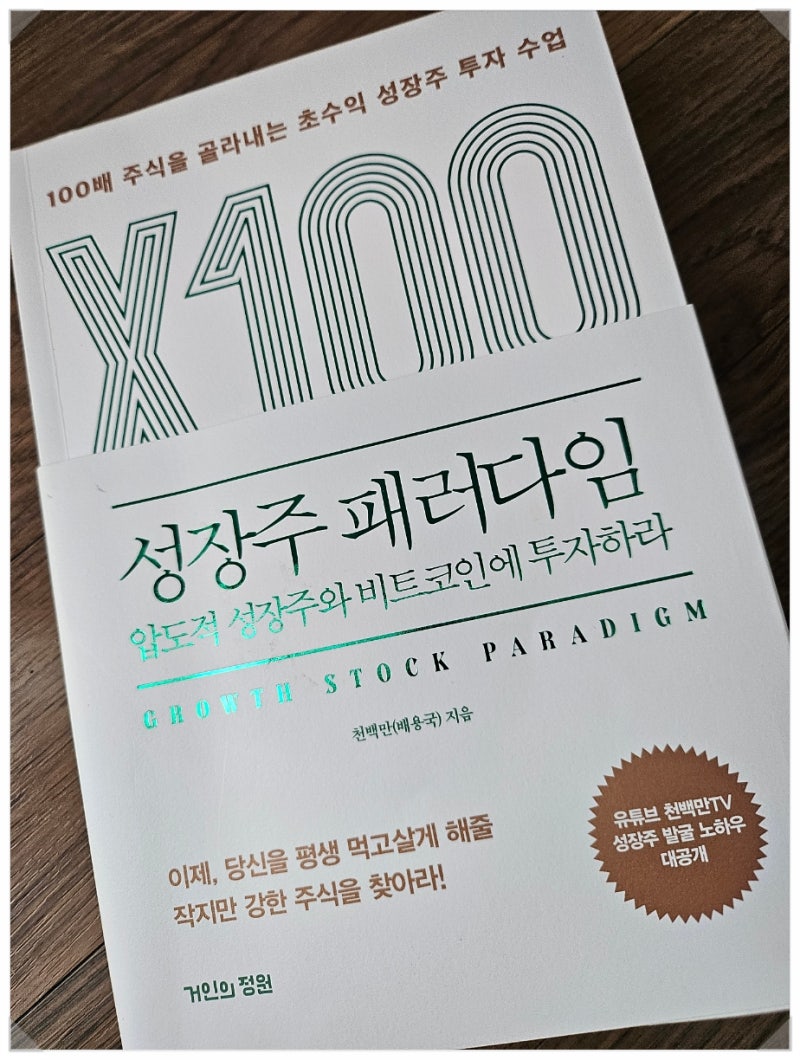성장주 패러다임, 압도적 성장주와 비트코인에 투자하라_천백만 작가 : 네이버 블로그