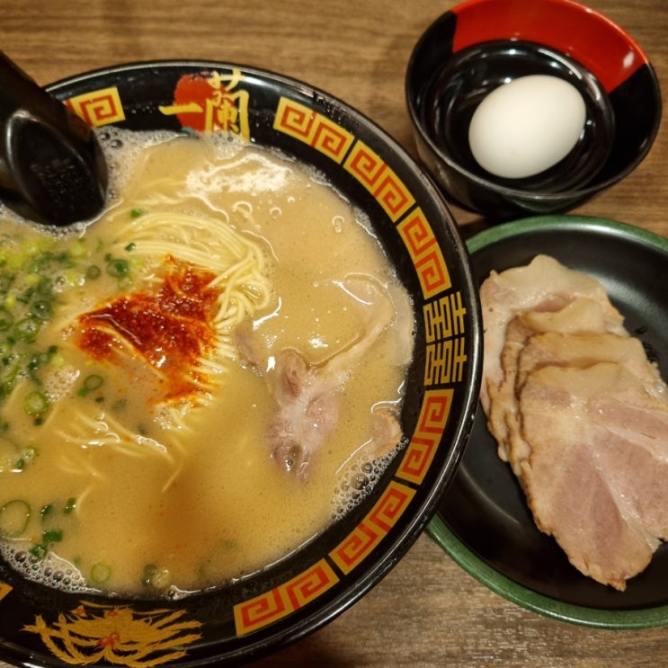 일본여행 필수 맛집 이치란라멘 후쿠오카 하카타점