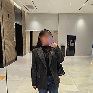 비지트인뉴욕 자켓 헤링본 울자켓 리뷰