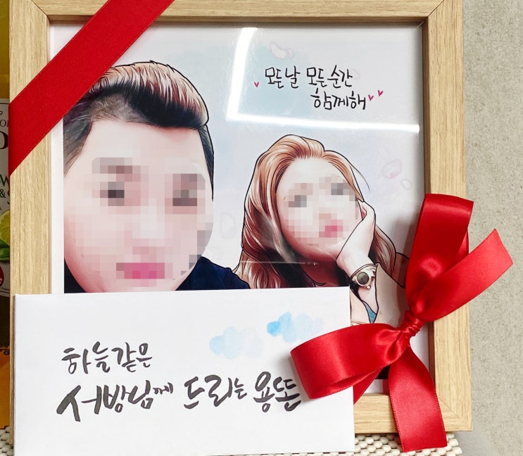  팝아트 초상화 액자만들었어요 [캐리베어]