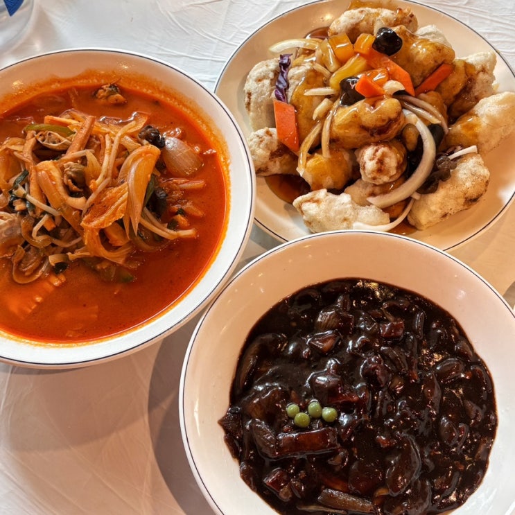  원주 무실동 중국집, 짜장면 불짬뽕 탕수육 맛집 콰이콰이