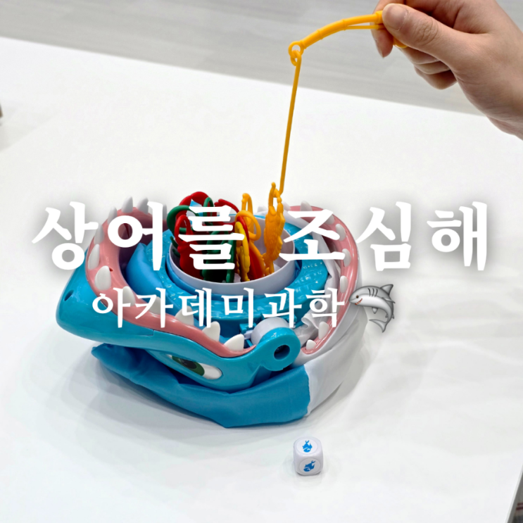  쉬운 가족 보드게임 추천 스릴 만점 상어를 조심해 낚시게임