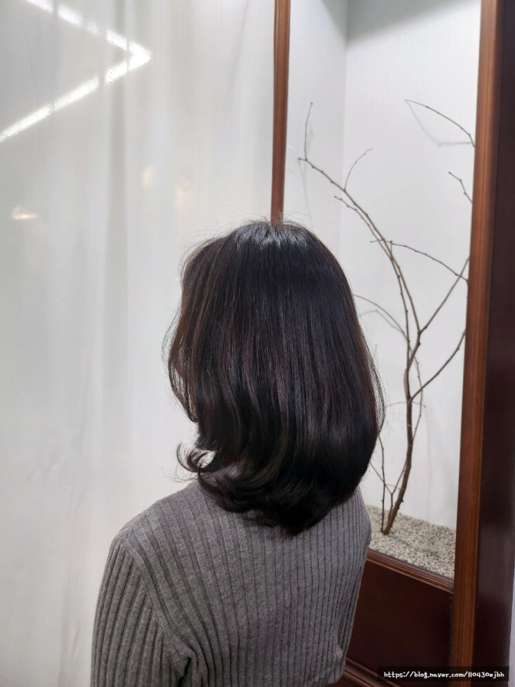  서초 미용실 헤어 세렌디피티 단발레이어드 C컬펌 후기