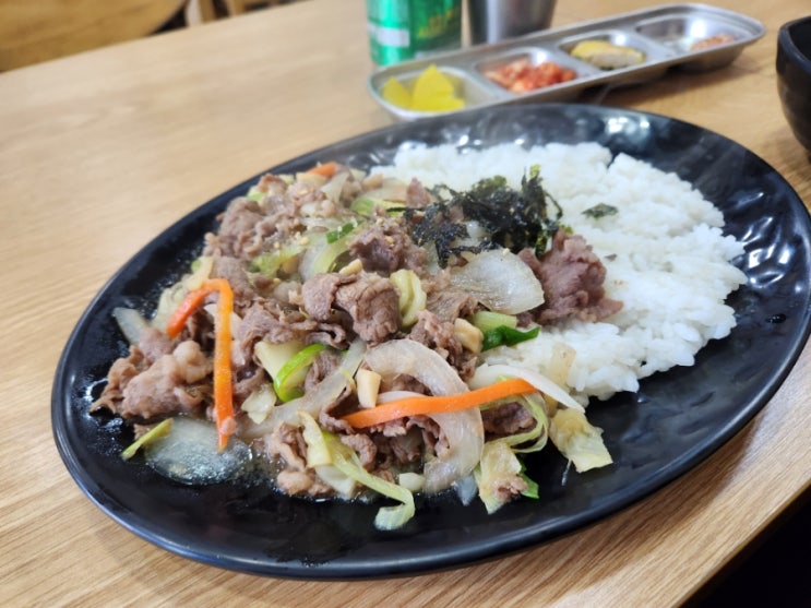 [대구-지산동] 지온산후조리원 앞 분식 전문점, 율하동김밥 황금점(불고기덮밥 후기)