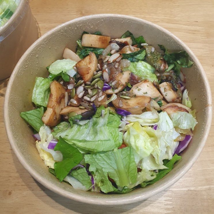  공덕역 그린데이즈 배민 후기(샐러드 맛집)