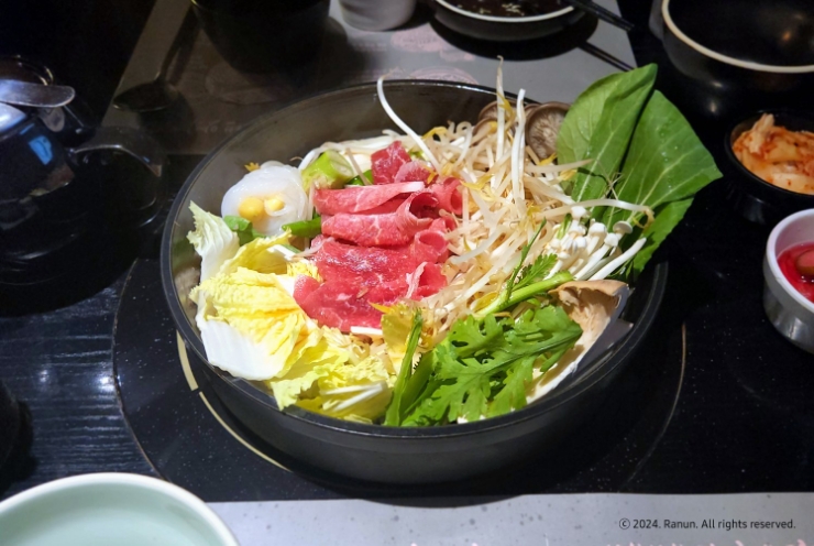  영등포 점심 맛집 '옥소반 영등포구청점' : 스키야키 추천, 후식 김치볶음밥