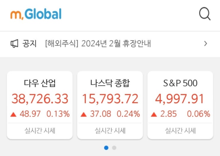 [미국주식] 오늘의 시황(S&P500 장중 5,000선 돌파)