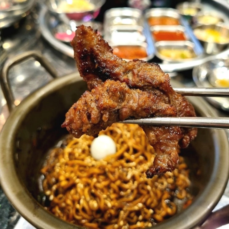  문정역 맛집 갈비살 강추 레트로 분위기 뚜껑집