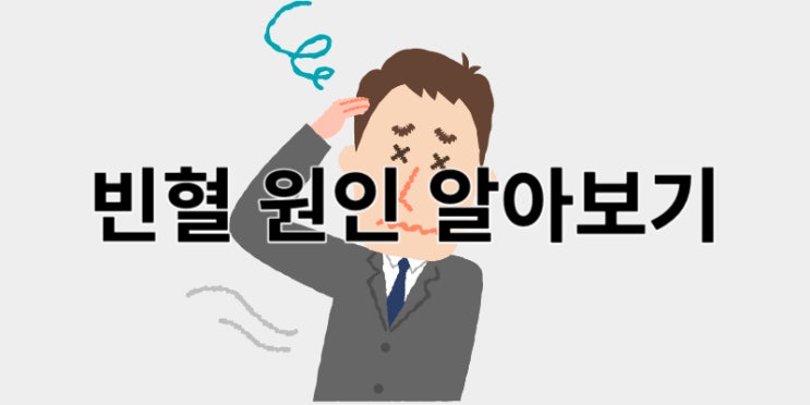  빈혈 대표적인 원인