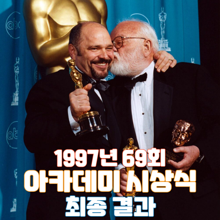  1997년 69회 아카데미 시상식 최종 결과