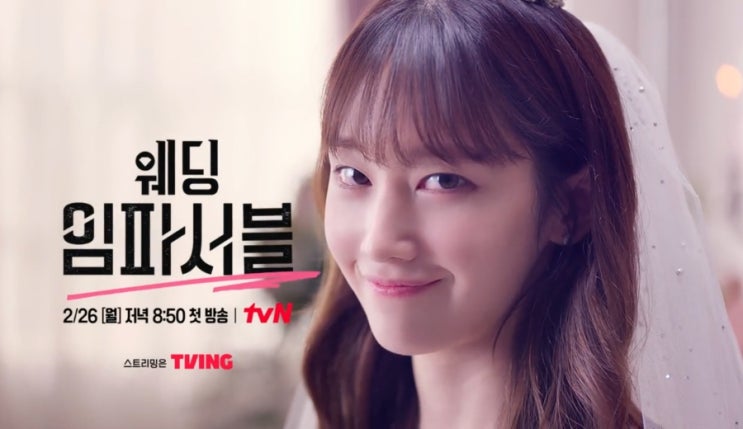  전종서 TV드라마 첫 출연! '웨딩 임파서블' 프리뷰(feat 소설 및 웹툰 웨딩 임파서블 결말)