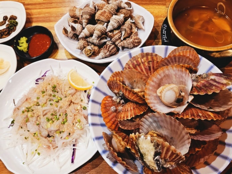 대구 칠곡 태전동 맛집 바다해포차 가성비 해산물 막회 추천