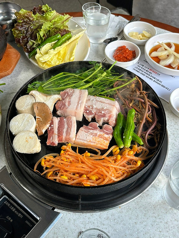 서울 금천구 시흥동 n 번째 방문한 블루리본 삼겹살 맛집 ‘원다정’