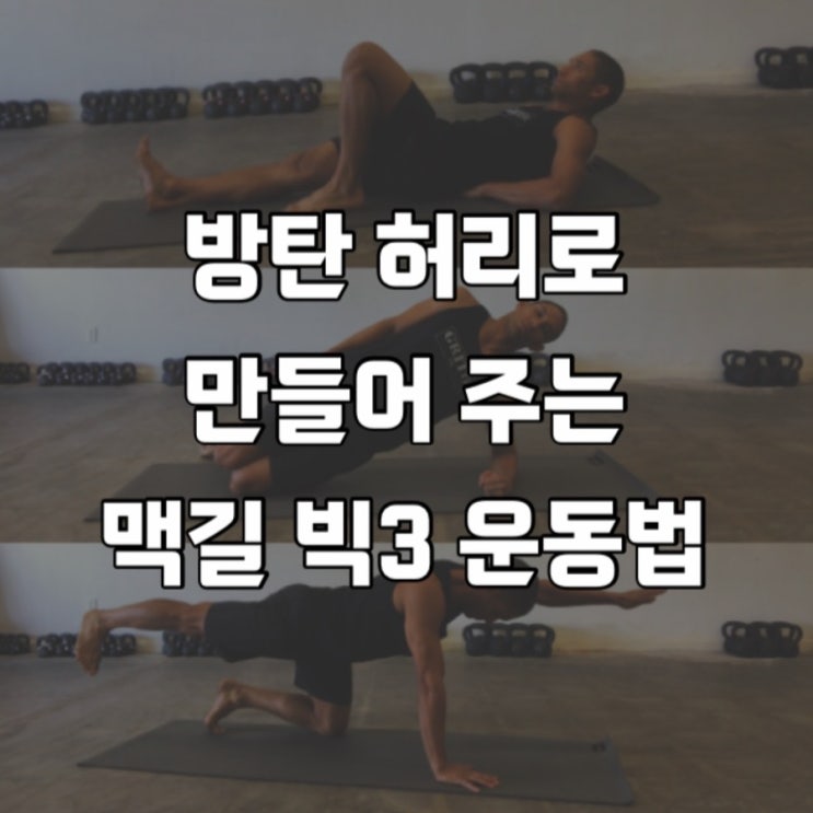  허리 통증 완화 및 예방에 좋은 맥길 빅 3 운동