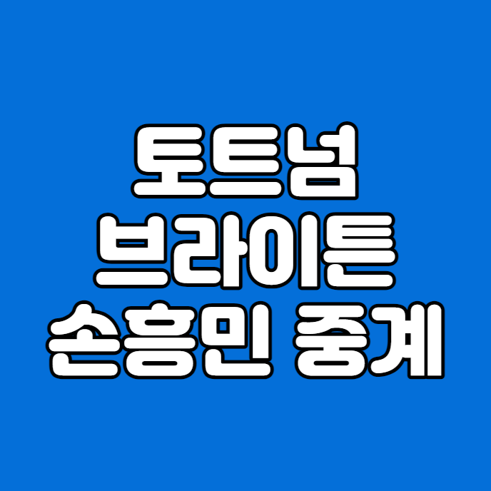 11일 <b>손흥민</b> 선발 출전 출격... vs <b>브라이턴</b> 미토마 상대전적... 