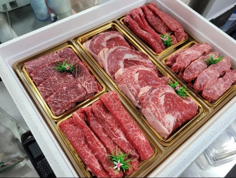 진해한우선물세트! 칠오삼 정육점