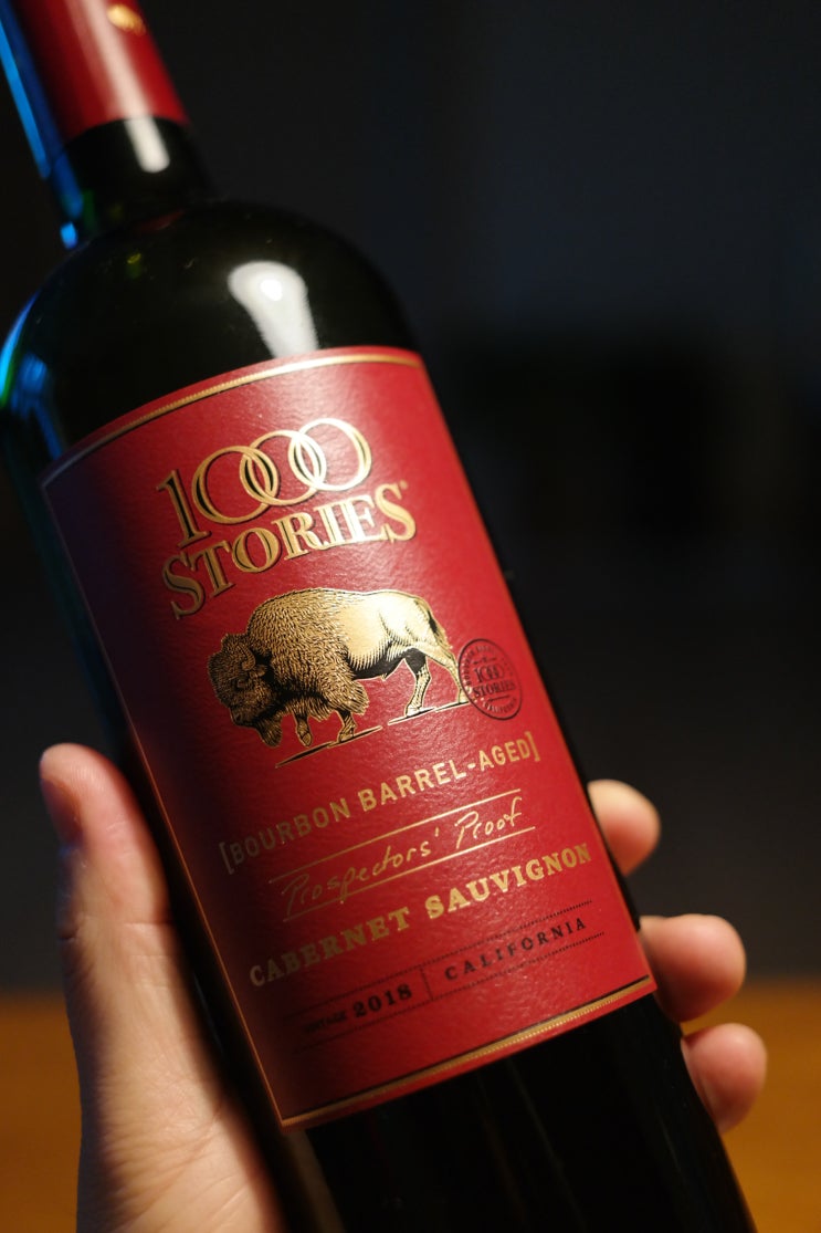 1000 스토리즈 까베르네 소비뇽 코스트코 와인 추천 버번 배럴 숙성 레드 와인