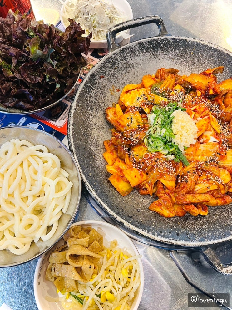  달달 매콤한 돼지김치구이가 맛있는 운서역 맛집 삼산회관 인천운서역점