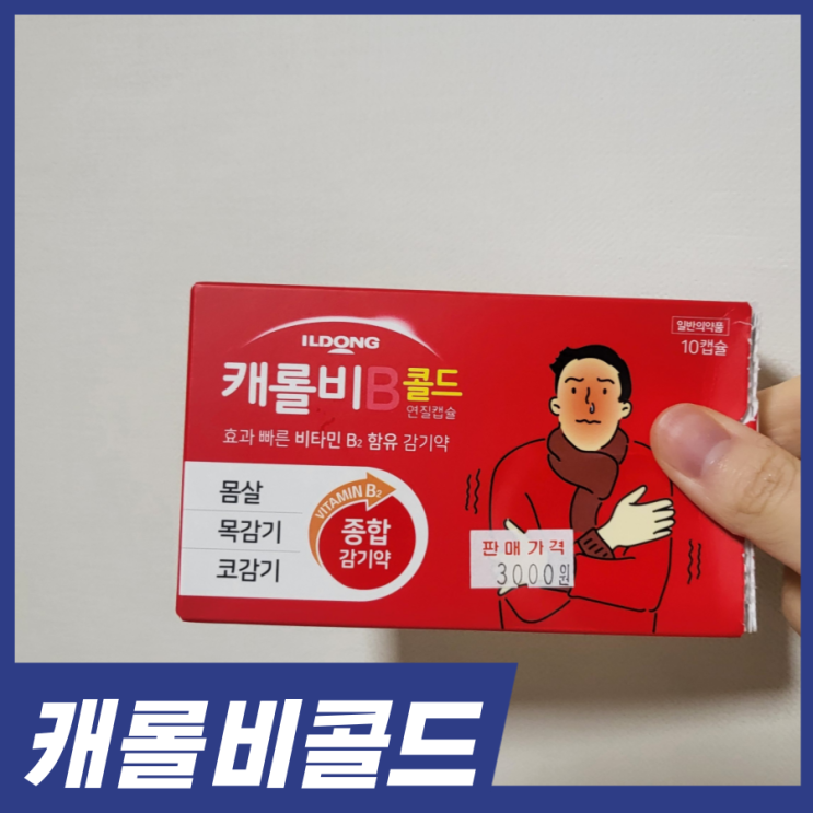  약국 감기약 캐롤비콜드! 성분효과 복용법 가격 주의사항 알고가세요.