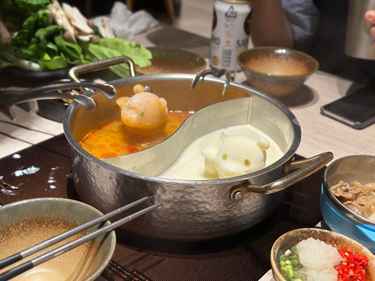  대만 핫플 곰돌이훠궈 쥐훠궈